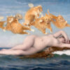 Alexandre Cabanel. The Birth of Venus. Cats are a girl’s best friends