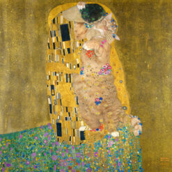 Gustav Klimt, The Kiss. True version