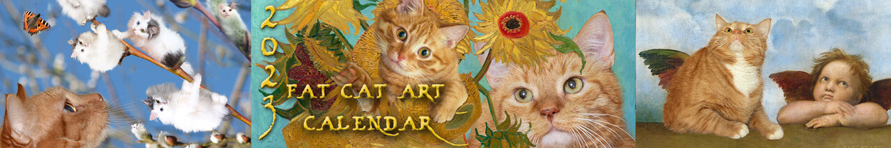 Fat Cat Art Shop front page FatCatArt
