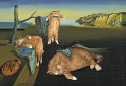 Salvador Dali, The Purrsistence of Meowmory. Jigsaw Puzzle