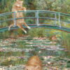 Claude Monet, Bathing in a Pond of Water Lilies jigsaw puzzle
