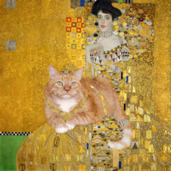 Gustav Klimt, Portrait of Adele Bloch-Bauer with the Cat