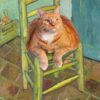 Vincent van Gogh, The Cat on Van Gogh’s Chair, poster