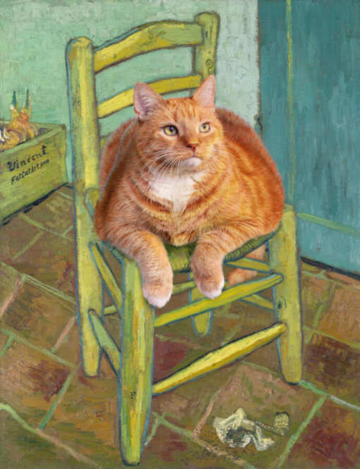 Vincent van Gogh, The Cat on Van Gogh’s Chair, poster