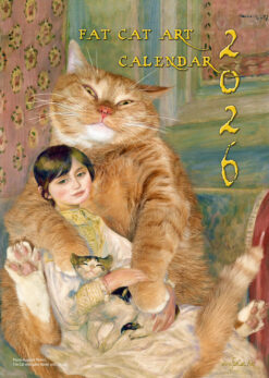 2026 Fat Cat Art Wall Calendar